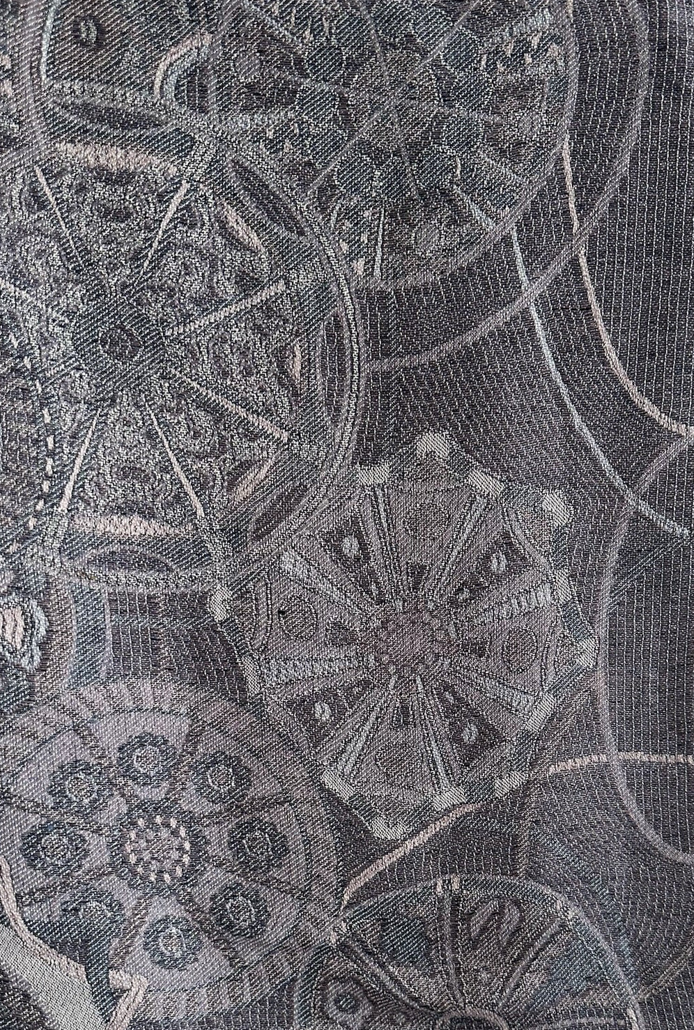 Silver Mandala Pashmina