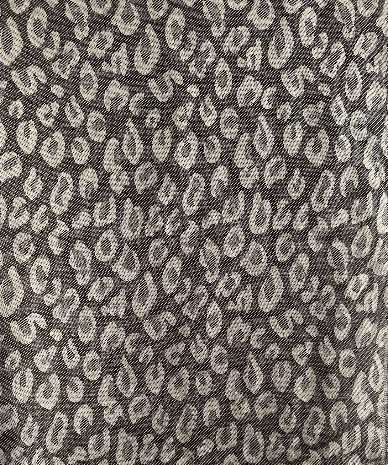 Double sided Leopard Pashmina