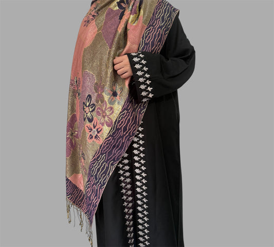 Floral Mosaic Pashmina