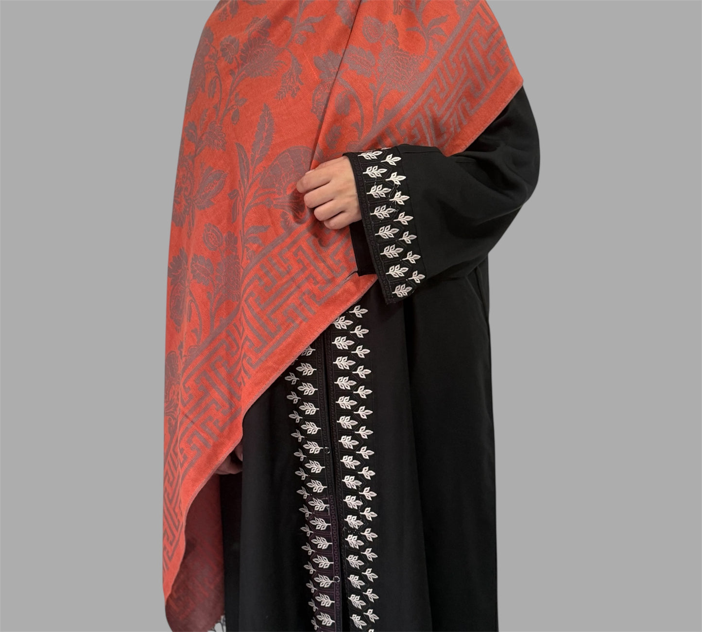 Saffron Bloom Pashmina