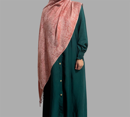 Pink Paisley Pashmina